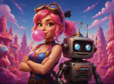 Bubblegum and Robo